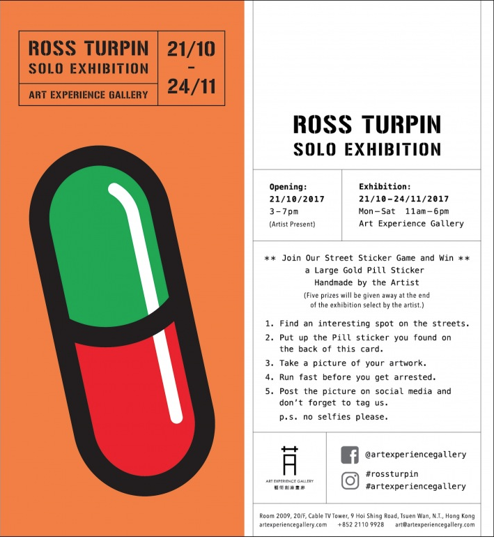 ROSS TURPIN SOLO EXHIBITION - Street Sticker Game