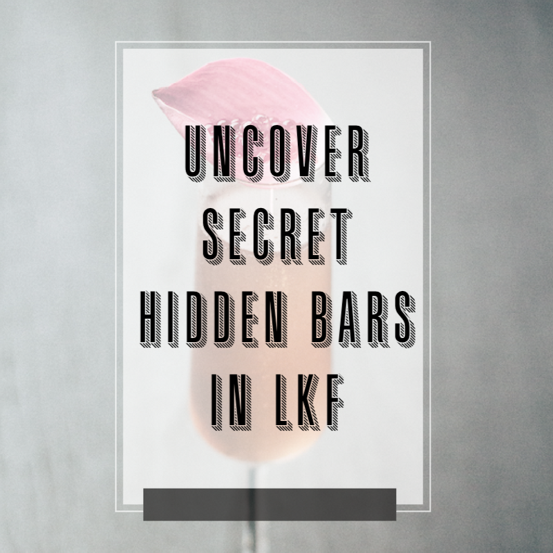 Blogger's favorite Hidden Cocktail Bars