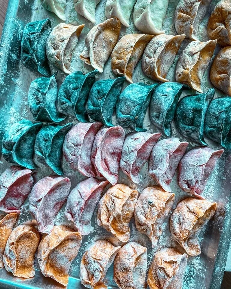 Rainbow Dumplings