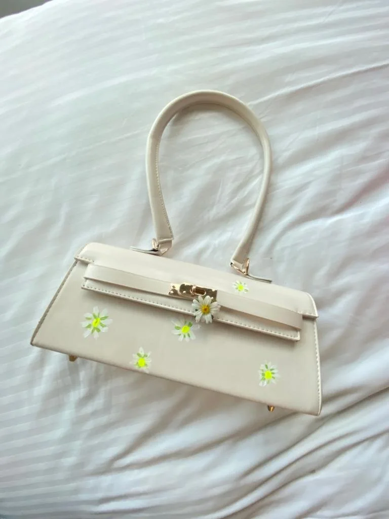 paint a leather bag with acrylic