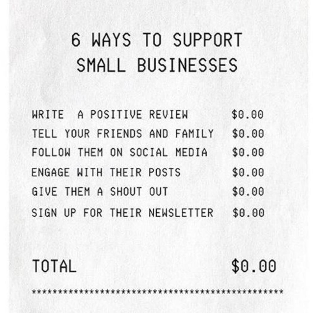 If you know someone who started a business, ask how you can help them, DO NOT ASK FOR FREE STUFF.

Entrepreneurs risk a ton of their own money and time to start companies.

They need your support, they don&rsquo;t have the luxury to support you with 