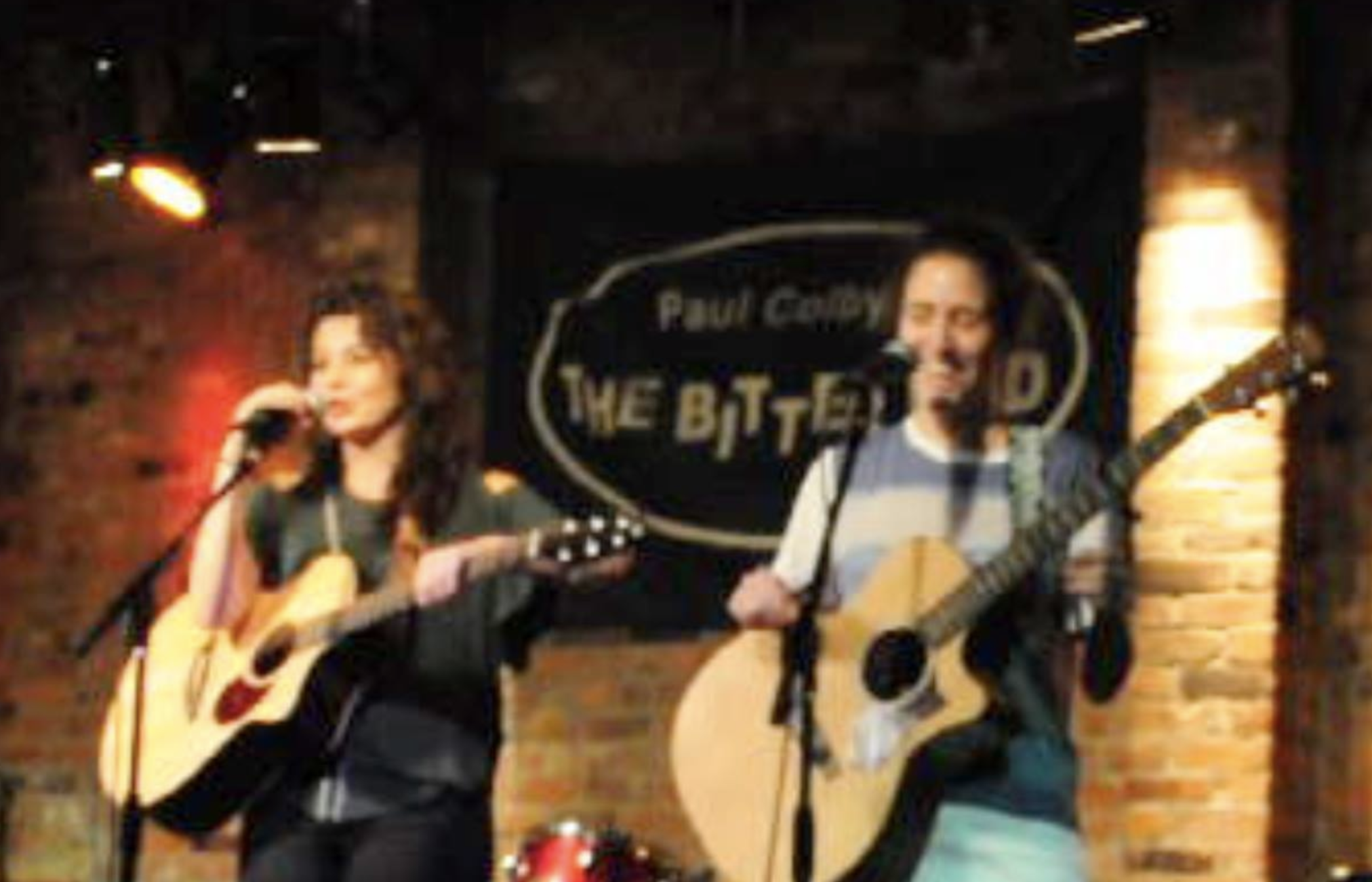 Helen McCreary and Melis Aker performing live at The Bitter End, New York