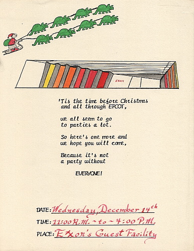 Invite to a Christmas party i the lounge. Photo: www.progresscityusa.com