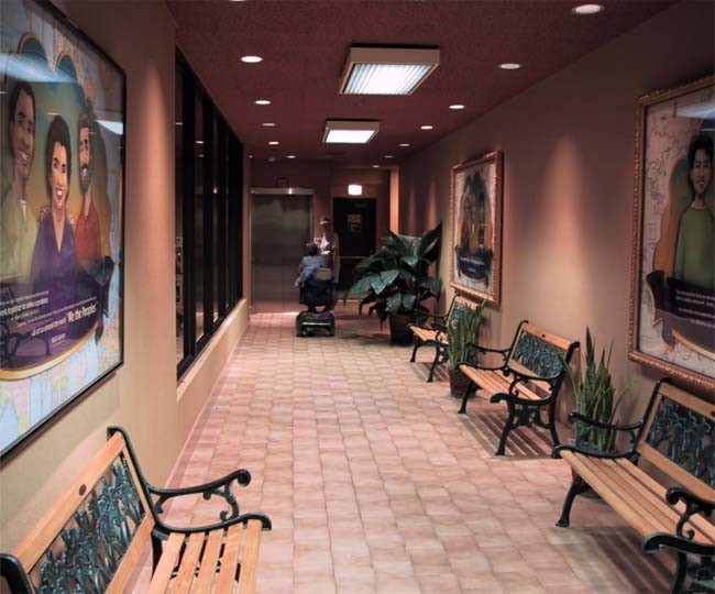 Facing the elevator in the hallway. Photo: WDWMagic