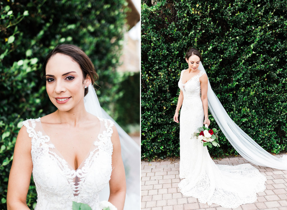 Bride at Eagle Creek Wedding