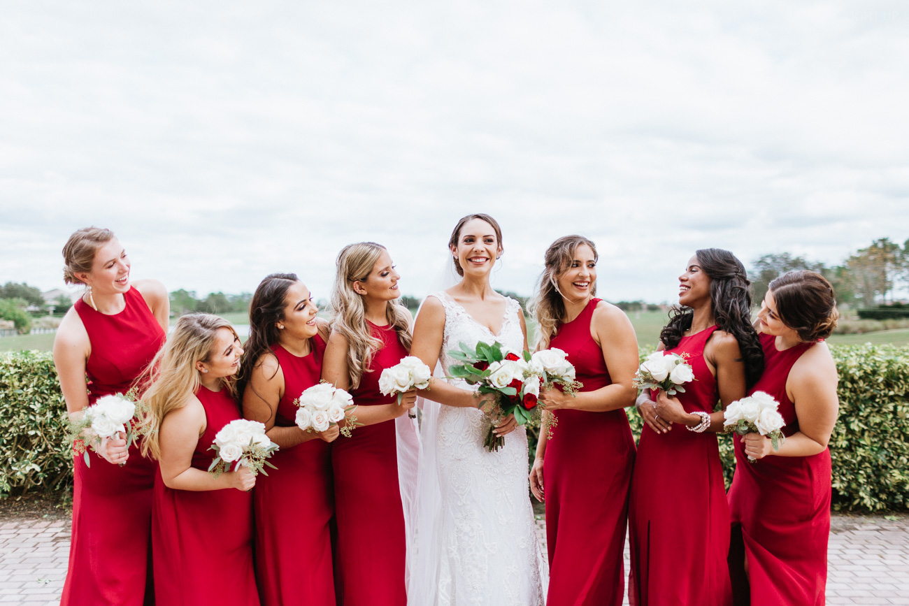 Red Bridesmaid Dresses