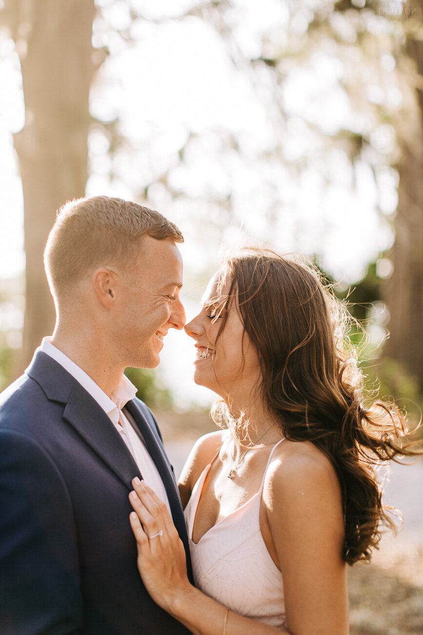 Engagement photos at Kraft Azalea Garden