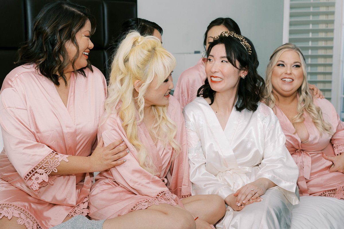 Bridesmaids matching robes