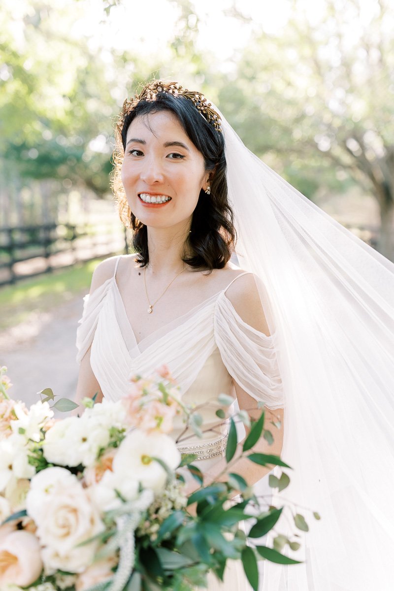 Light and airy wedding photographer