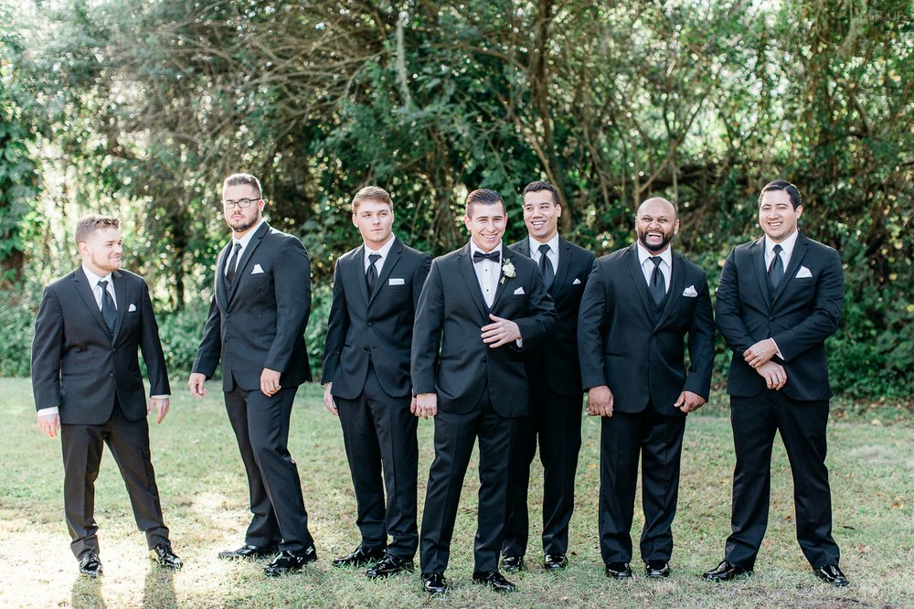 groomsmen at baker's ranch