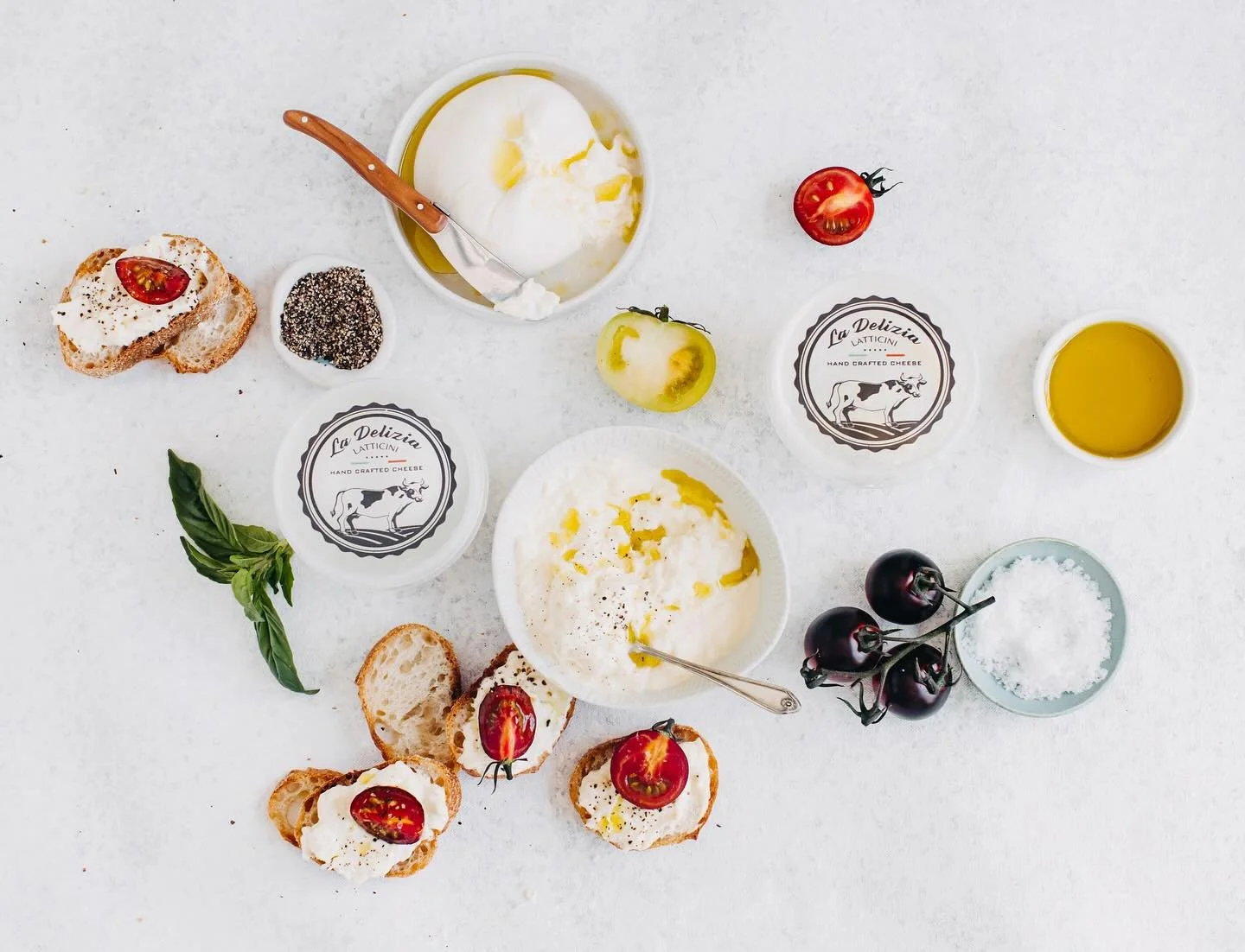 @la_delizia_latticini - Styled and photographed for @boatshedmarket.