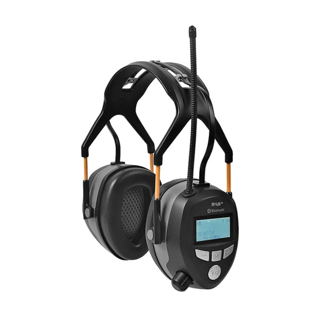 Bluetooth DAB+/FM Radio Ear Defenders,with Large Capacity 