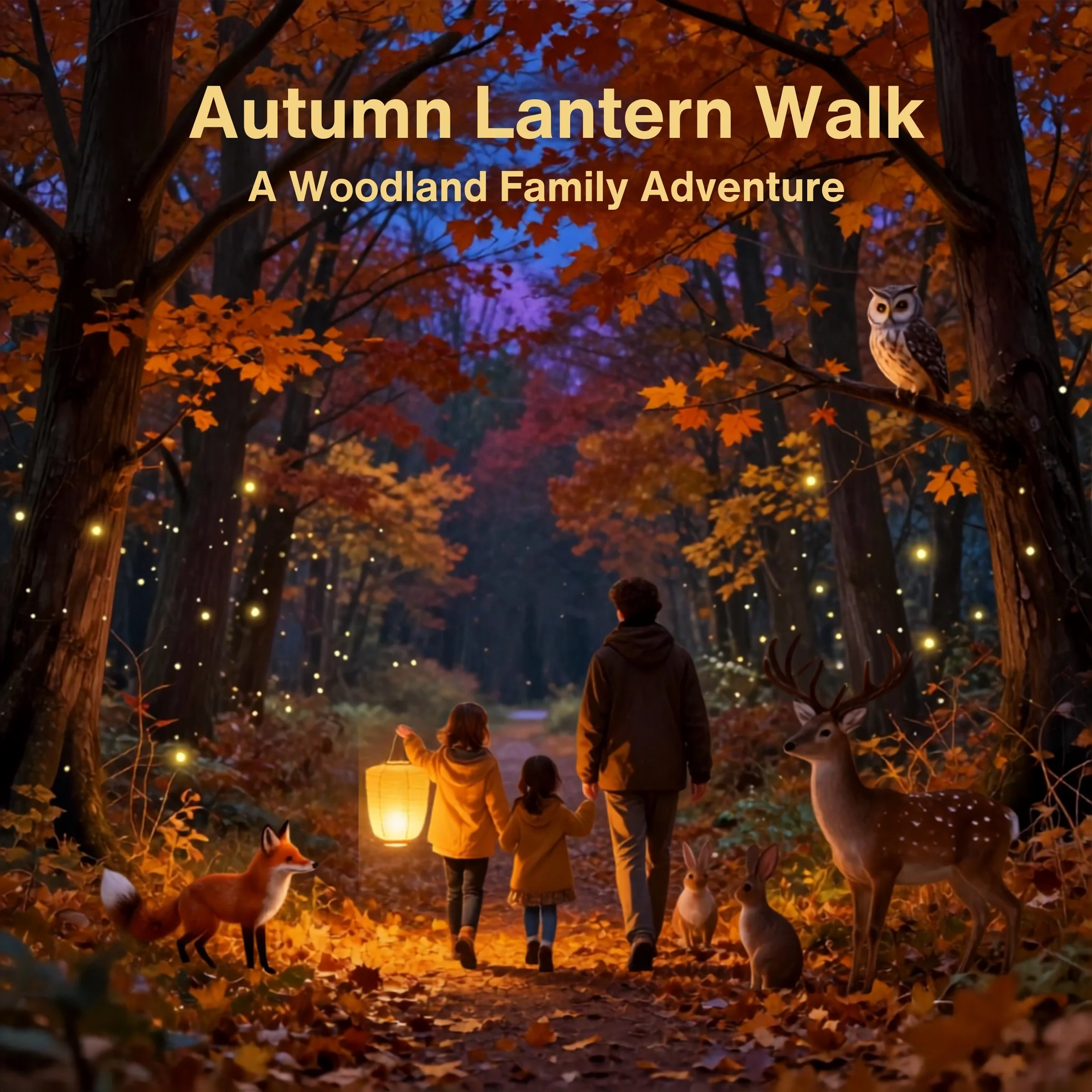Woodland Autumn Lantern Walk Poster.jpg