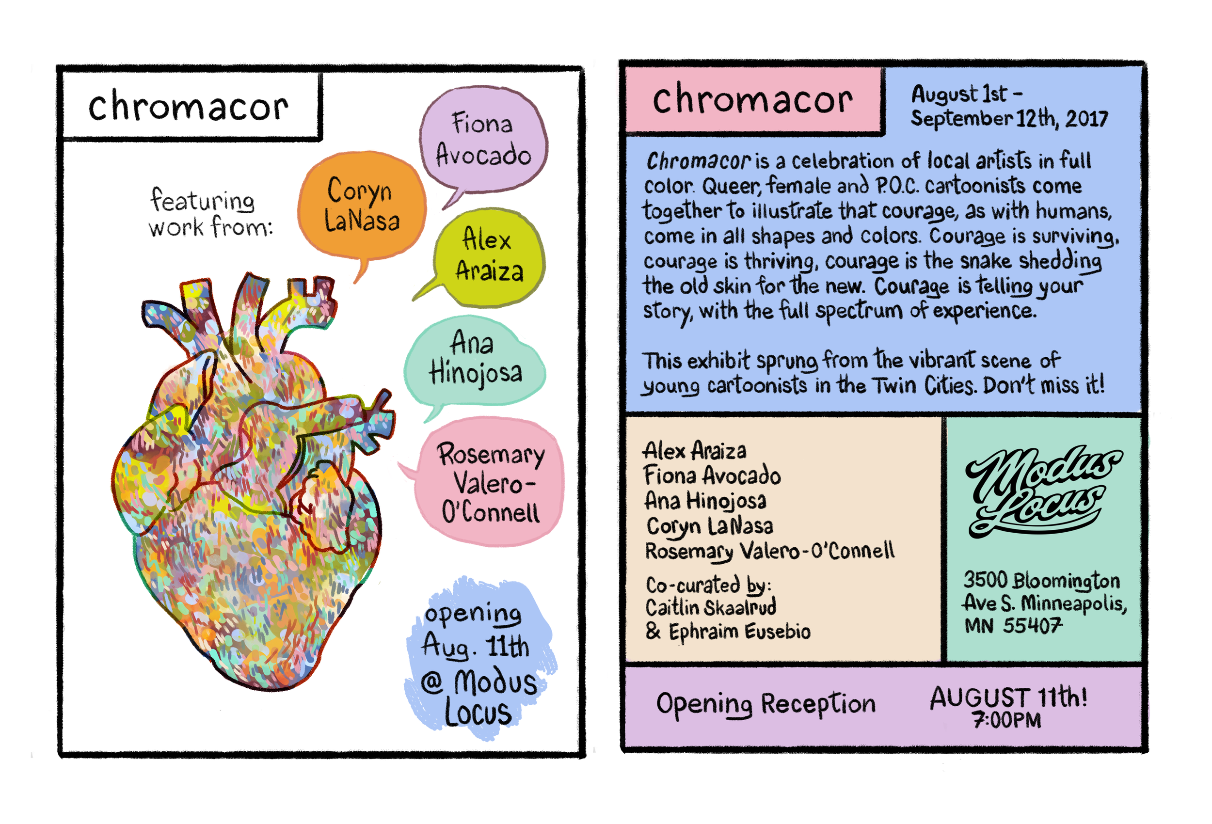 Chromacor - Postcard