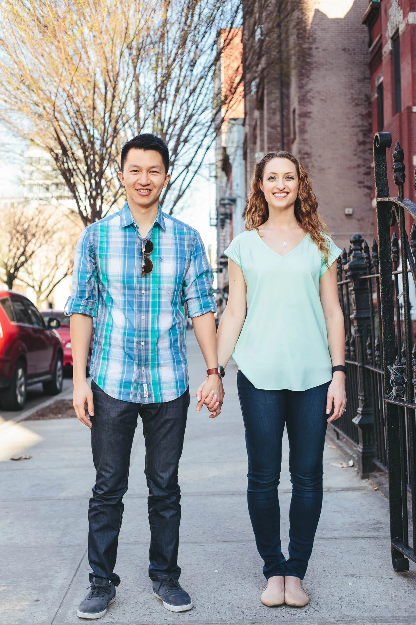 Brandon and Maureen have been happily married since last August.