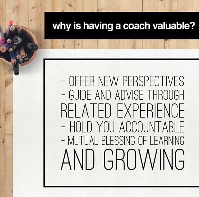 There are so many great reasons to be coached by someone! Here are just a few!

What does having a coach mean to you?

#leadership #1:1coaching #coach