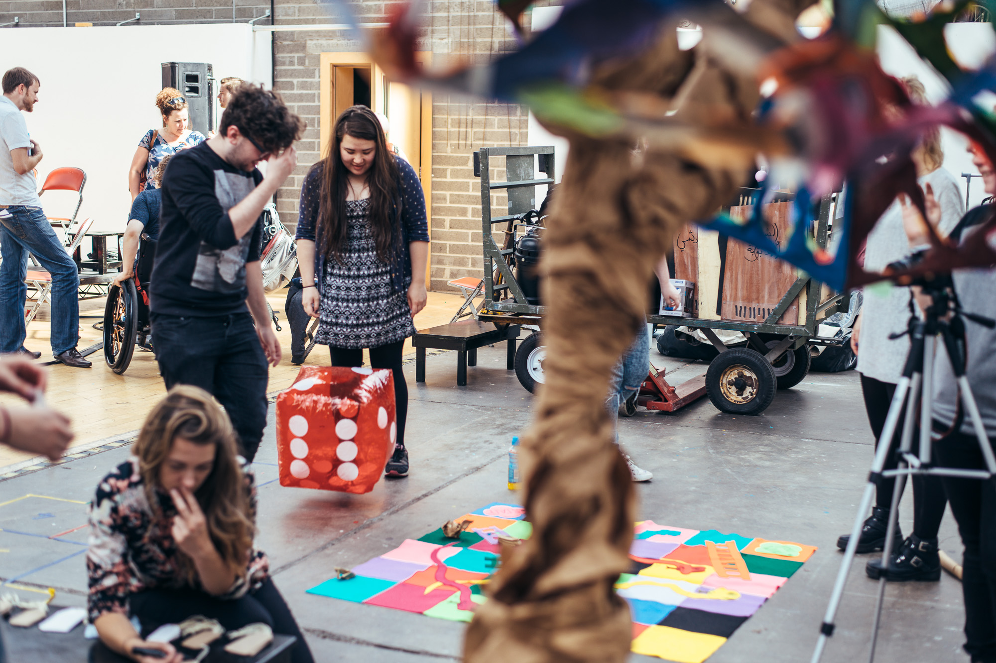 Our play area, Forest Fringe 2015