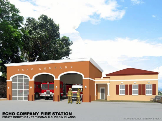 Design Engineering for a 54,000 SF Fire Station