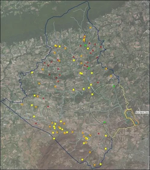 Analyzing Discharge Points in Preparation of Potential Contamination