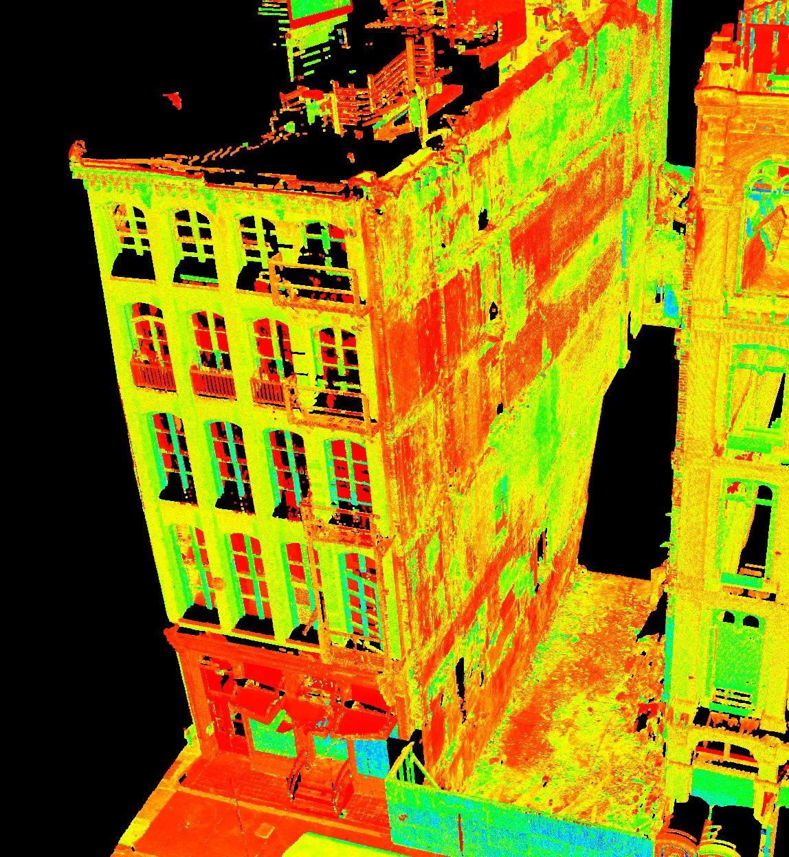 Capturing heights in dangerous conditions. 