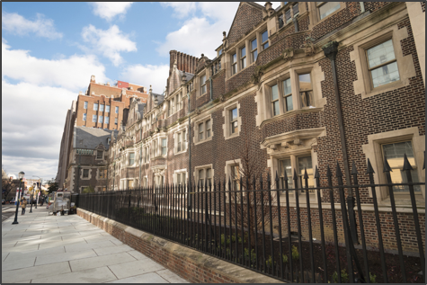 Weightman Hall was originally constructed as a field house. It houses offices of the Penn Athletic Department and the Penn Sports Medicine Center.