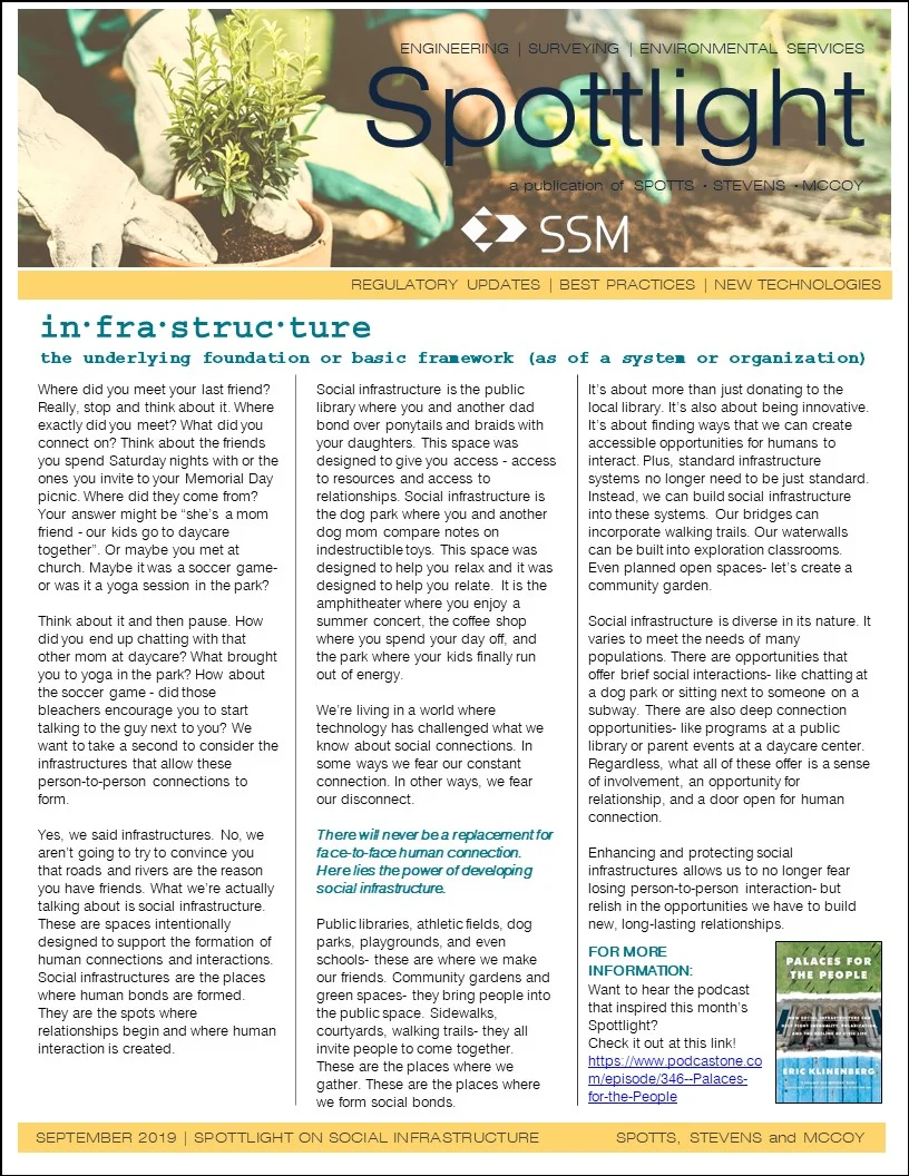 Infrastructure: the underlying foundation or basic framework (as of a system or organization)