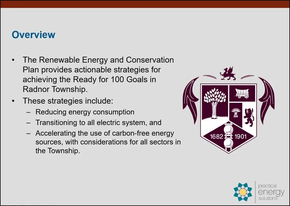 Webinar: How Radnor Township is reaching its goal for 100% Clean Energy