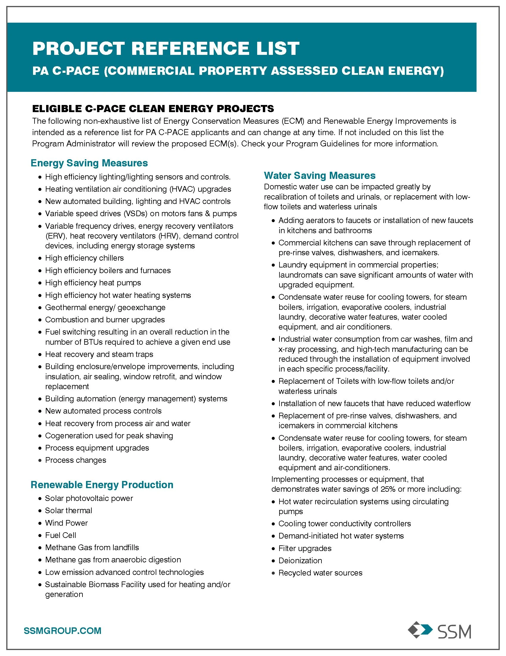 Financing Opportunity: Pennsylvania C-Pace (Commercial Property Assessed Clean Energy)