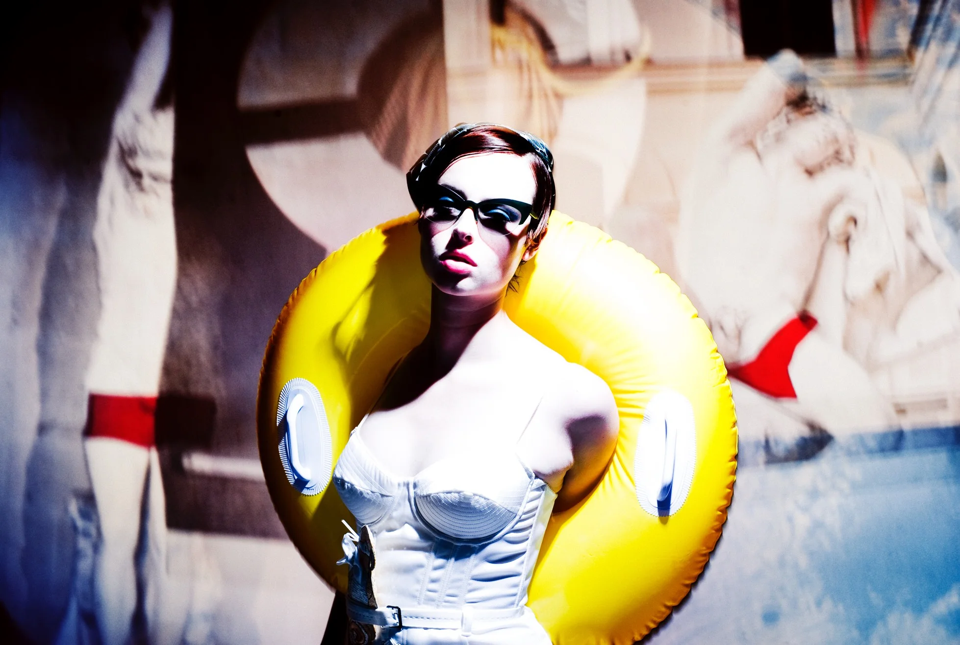 Nymphaea alba In good company with model Virginie Bleyaert & Make up artist Brigitte Petit