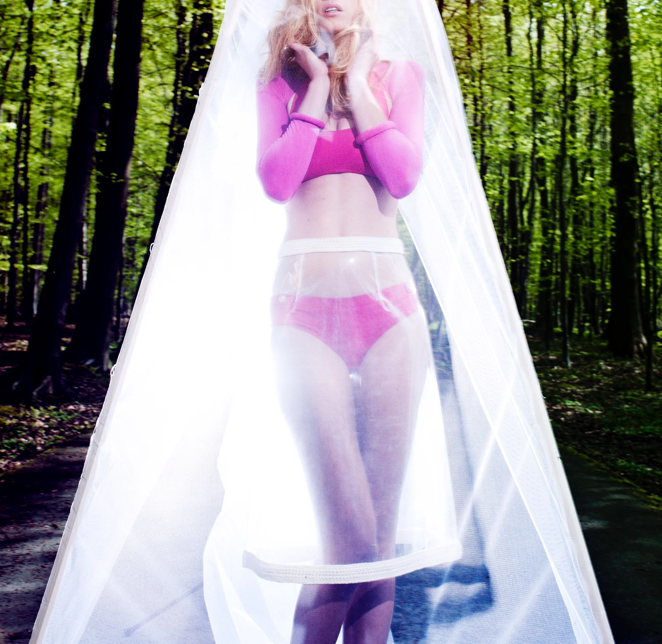 Nymphaea rubra. With model Eliza Sys & Make up artist Brigitte Petit