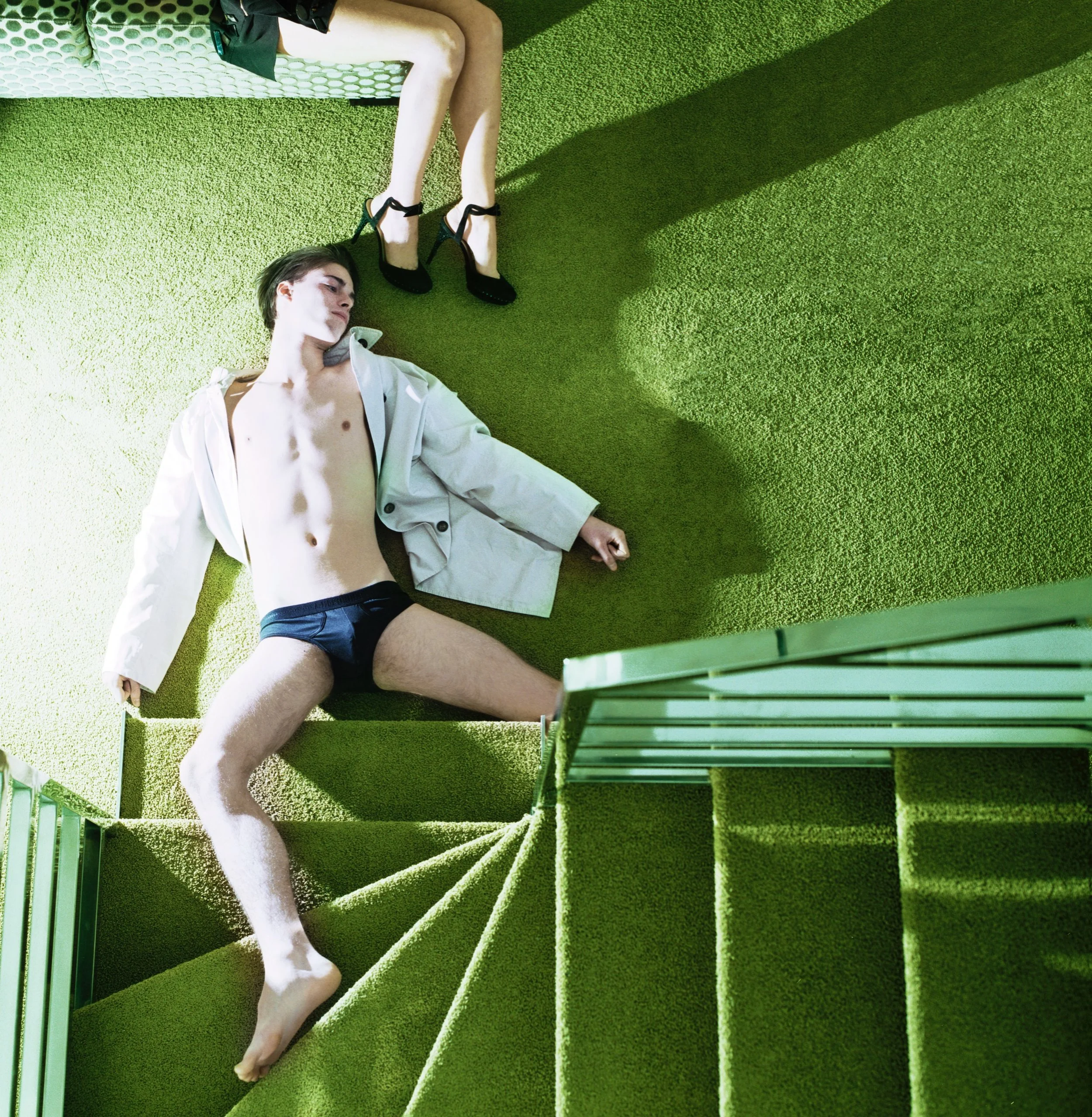 models are Nicolas Larosse & Zolita, make-up & hair by Karima Maruan
