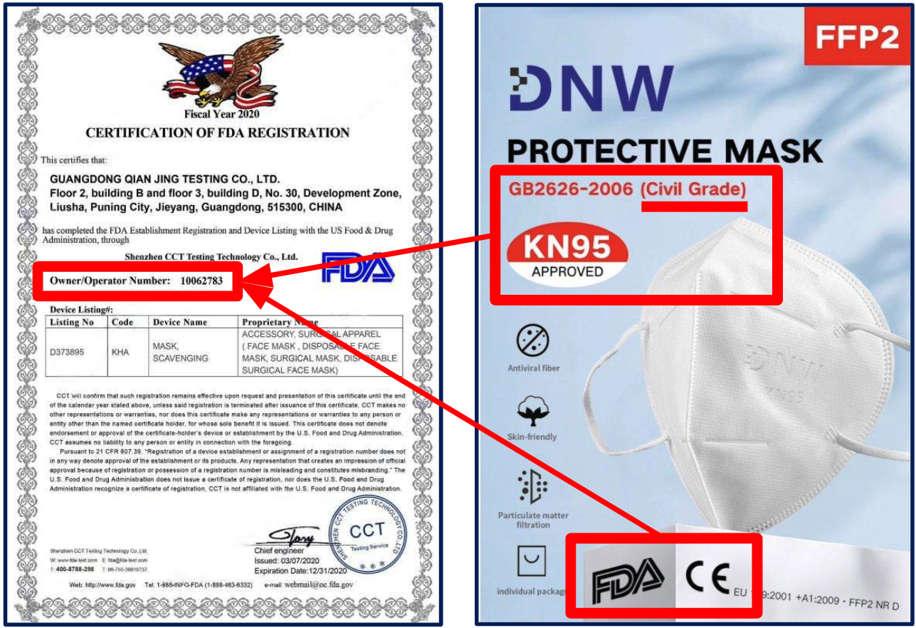 N95 Mask Fraud is Widespread — Anderson Exports | USA