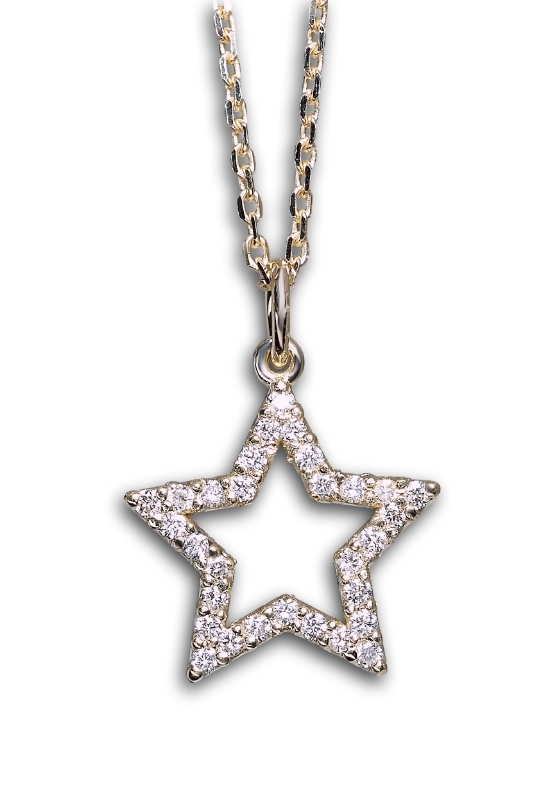 Petite Diamond Star Necklace — Dixon Jewellers