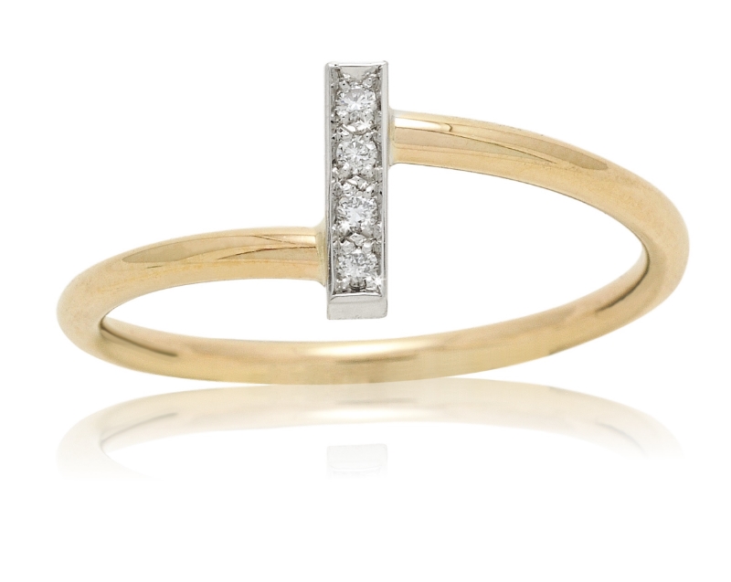 Petite Diamond Bar Ring