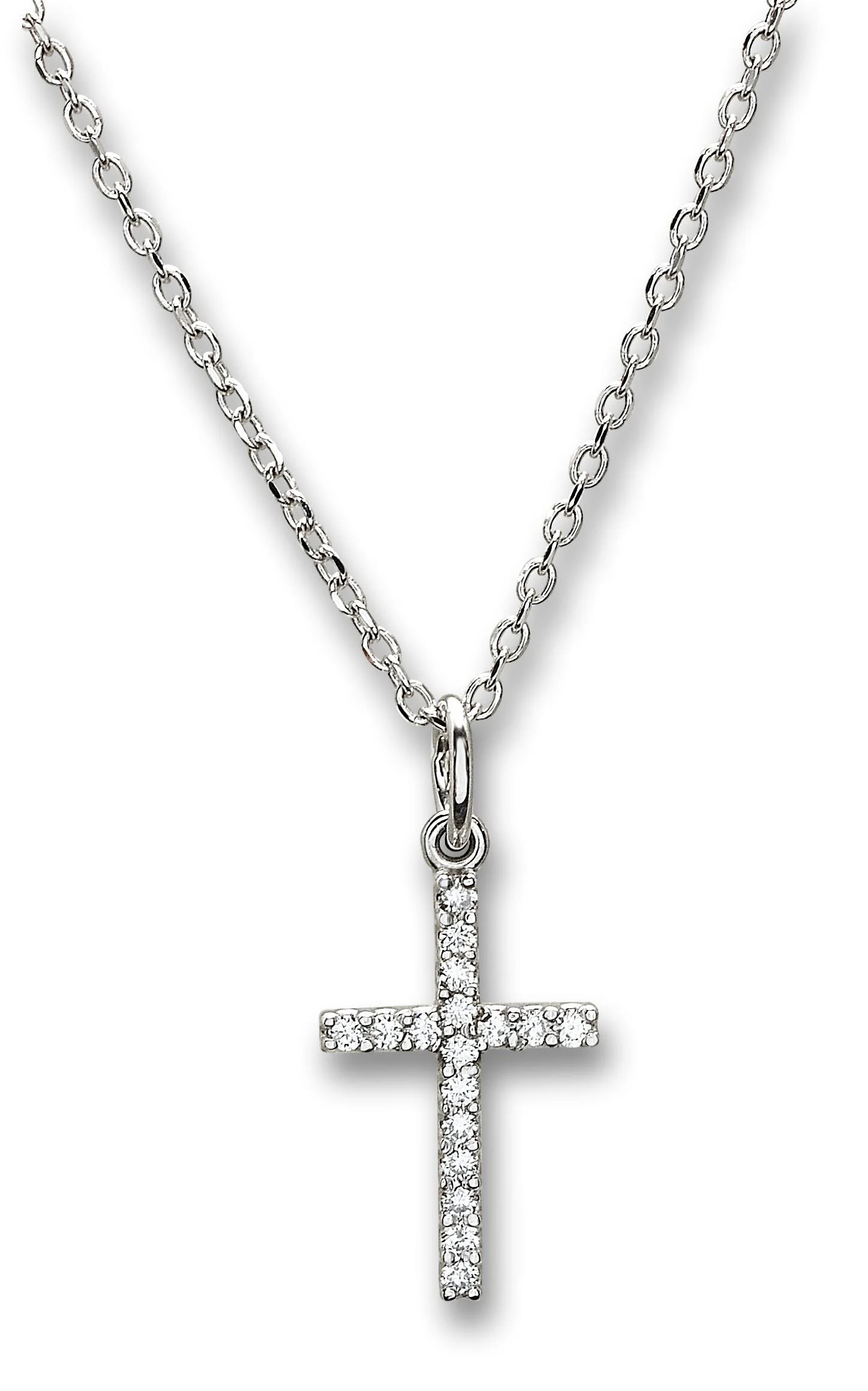 Petite Diamond Cross Necklaces — Dixon 