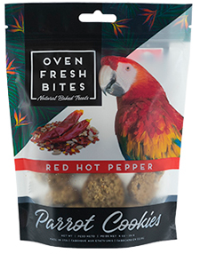 Red Hot Pepper Parrot Cookies — Varietees Bird Store