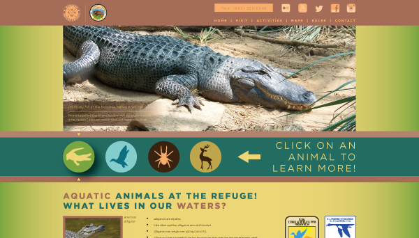 Website Aquatic Page