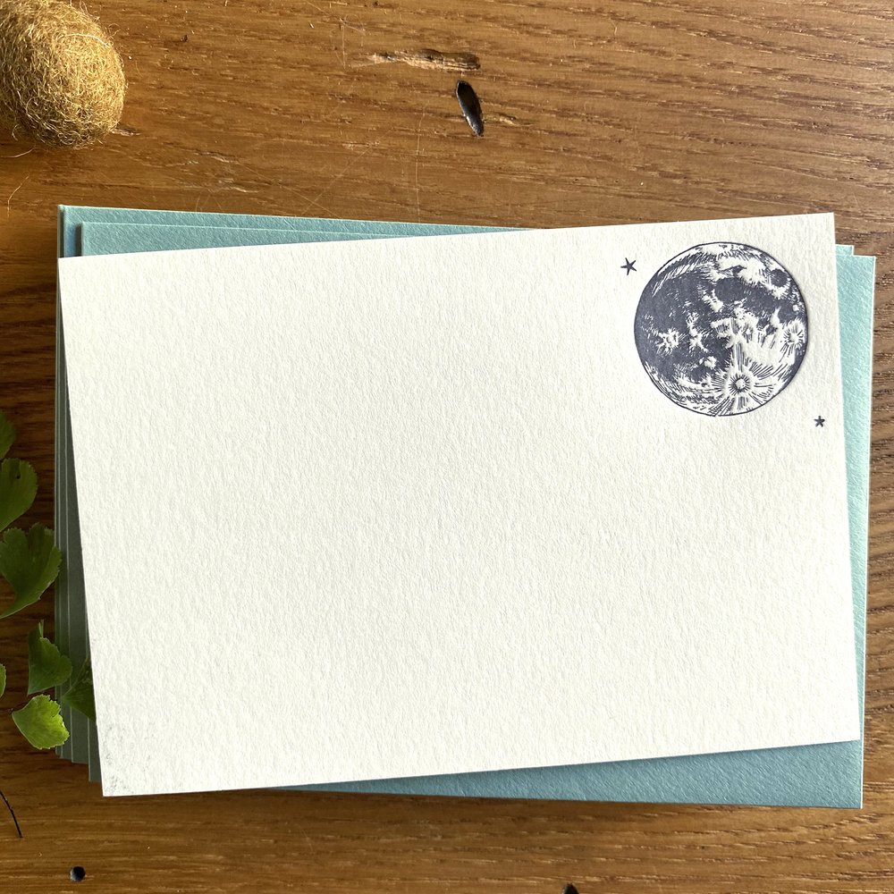 Letterpress Flat Notecards Stationery — Big Wave Paper - Custom Letterpress  & Design