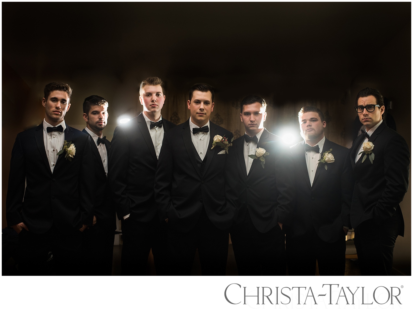  Groomsmen at Green &nbsp;Villa Wedding photos by portland wedding photographer Christa Taylor 