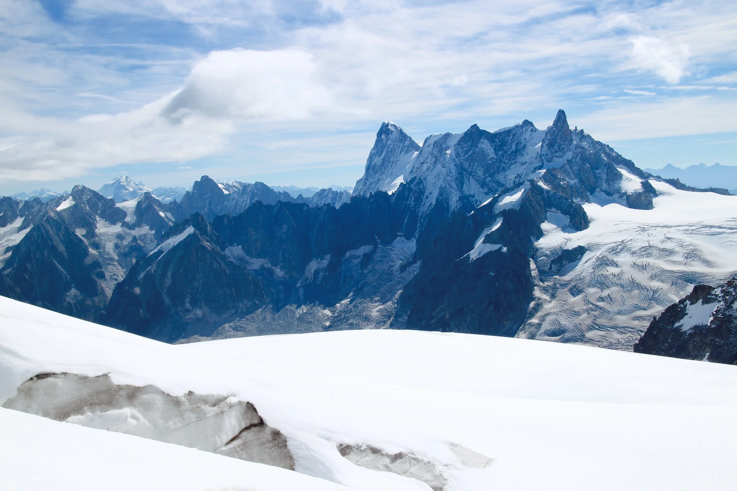 French Alps/A place which most people don't get access to.