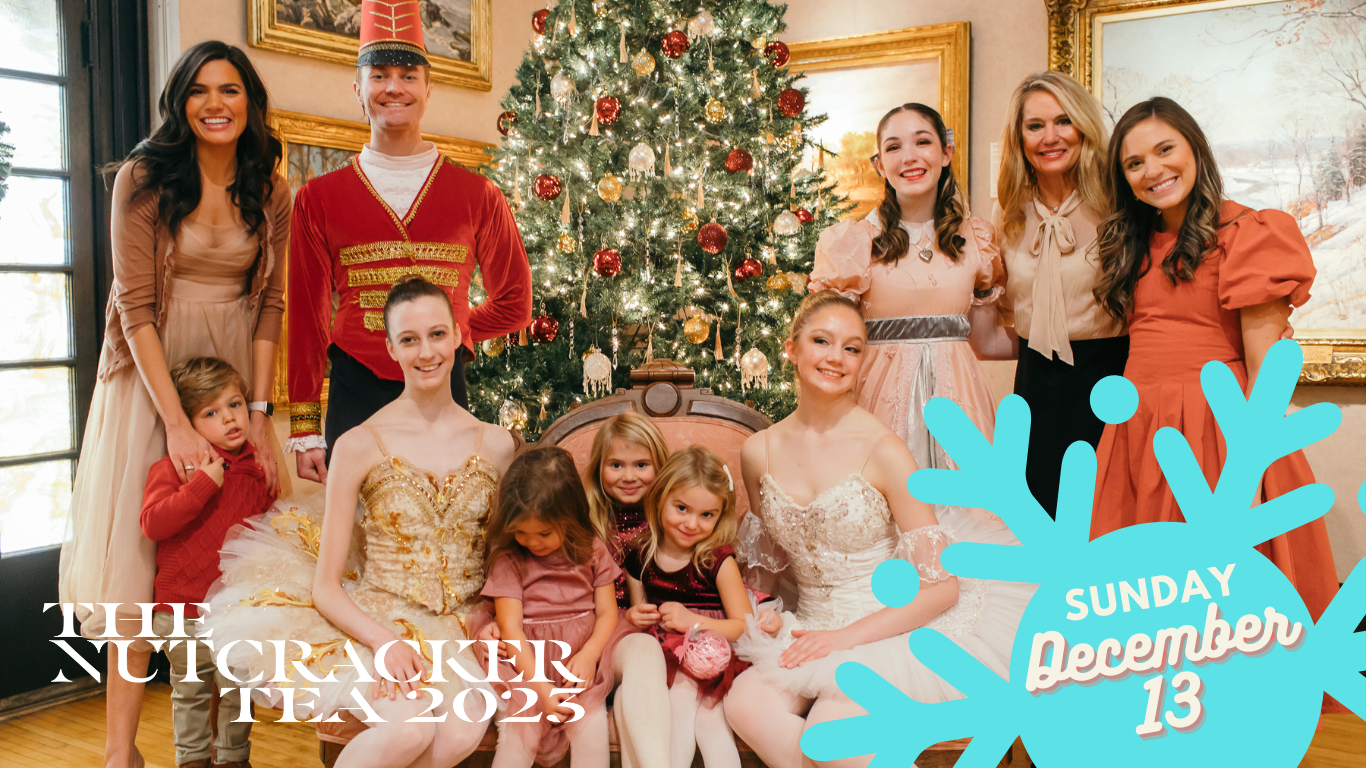 Ballet Des Moines Nutcracker Tea held at the historic Hoyt Sherman Place. Photography by Jami Milne.