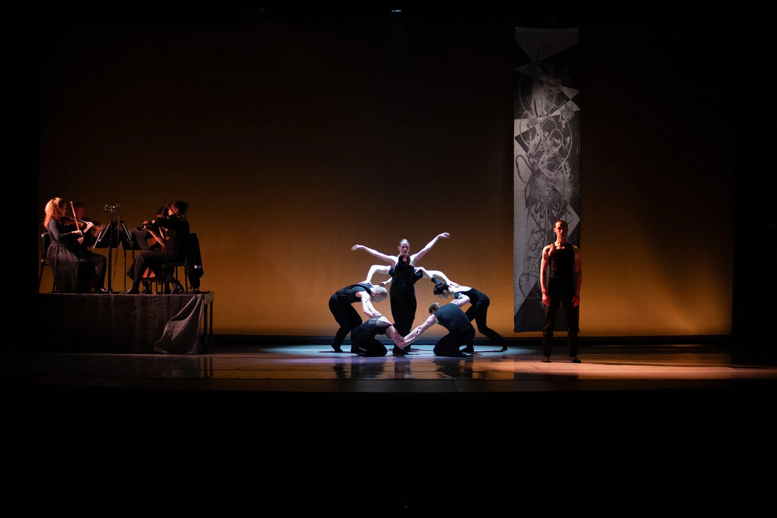 BDM Artistic Director Eric Trope's Memory Dances, featuring Olivia Valentine's Spilled Shadows. Photo by Ryan Morrison.