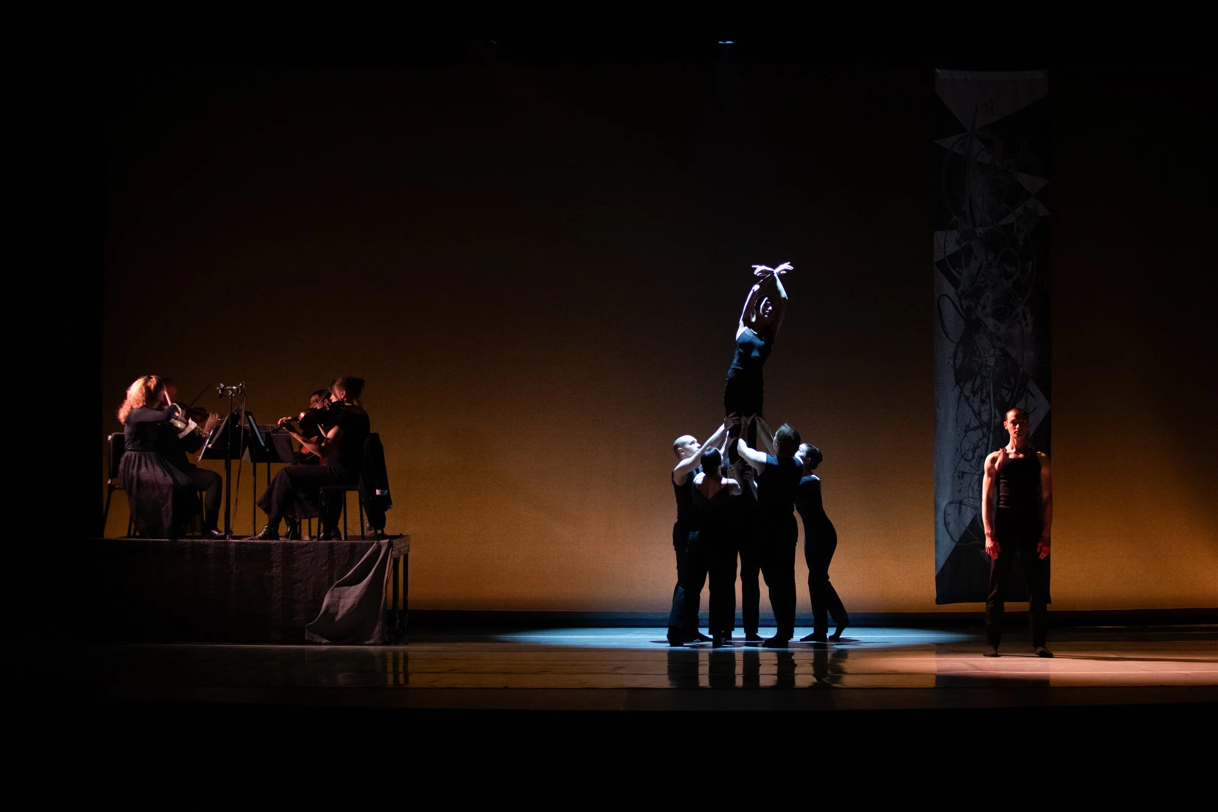 BDM Artistic Director Eric Trope's Memory Dances, featuring Olivia Valentine's Spilled Shadows. Photo by Ryan Morrison.