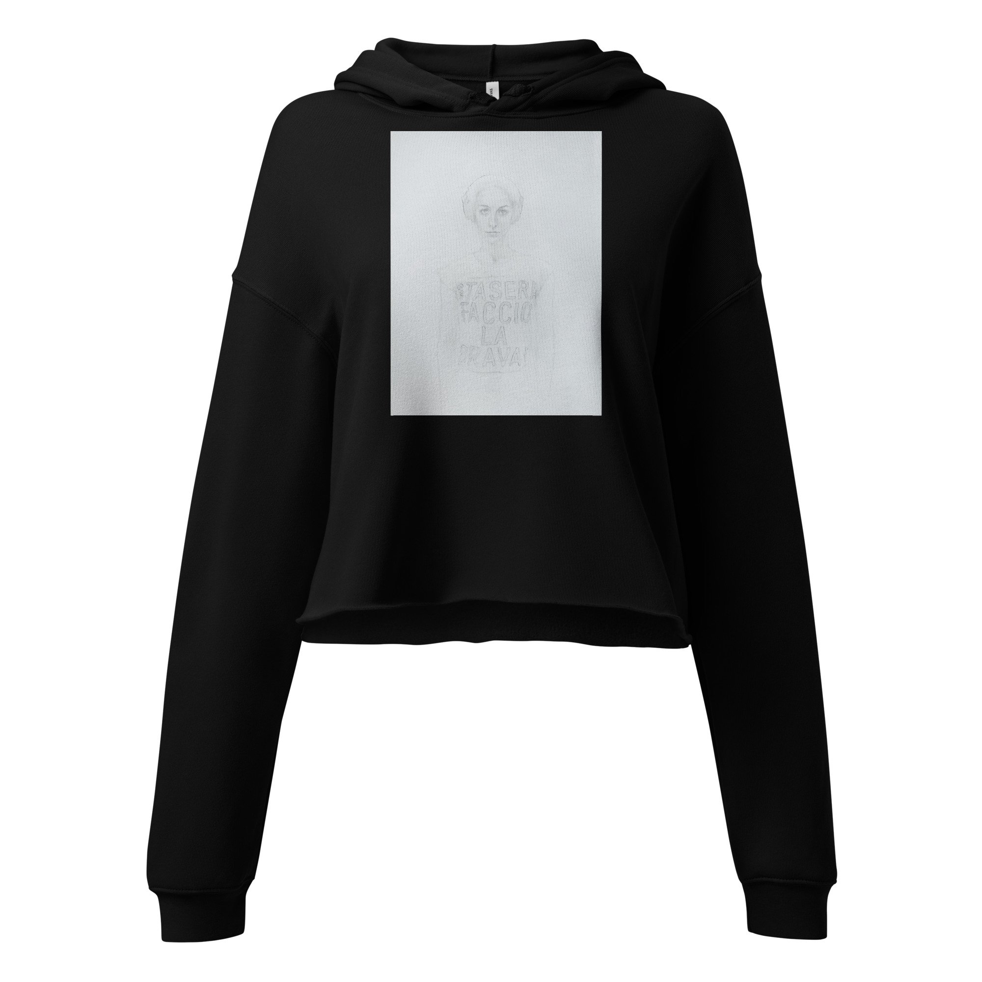 VISIBLE INVISIBILITY — Crop Hoodie No. 02