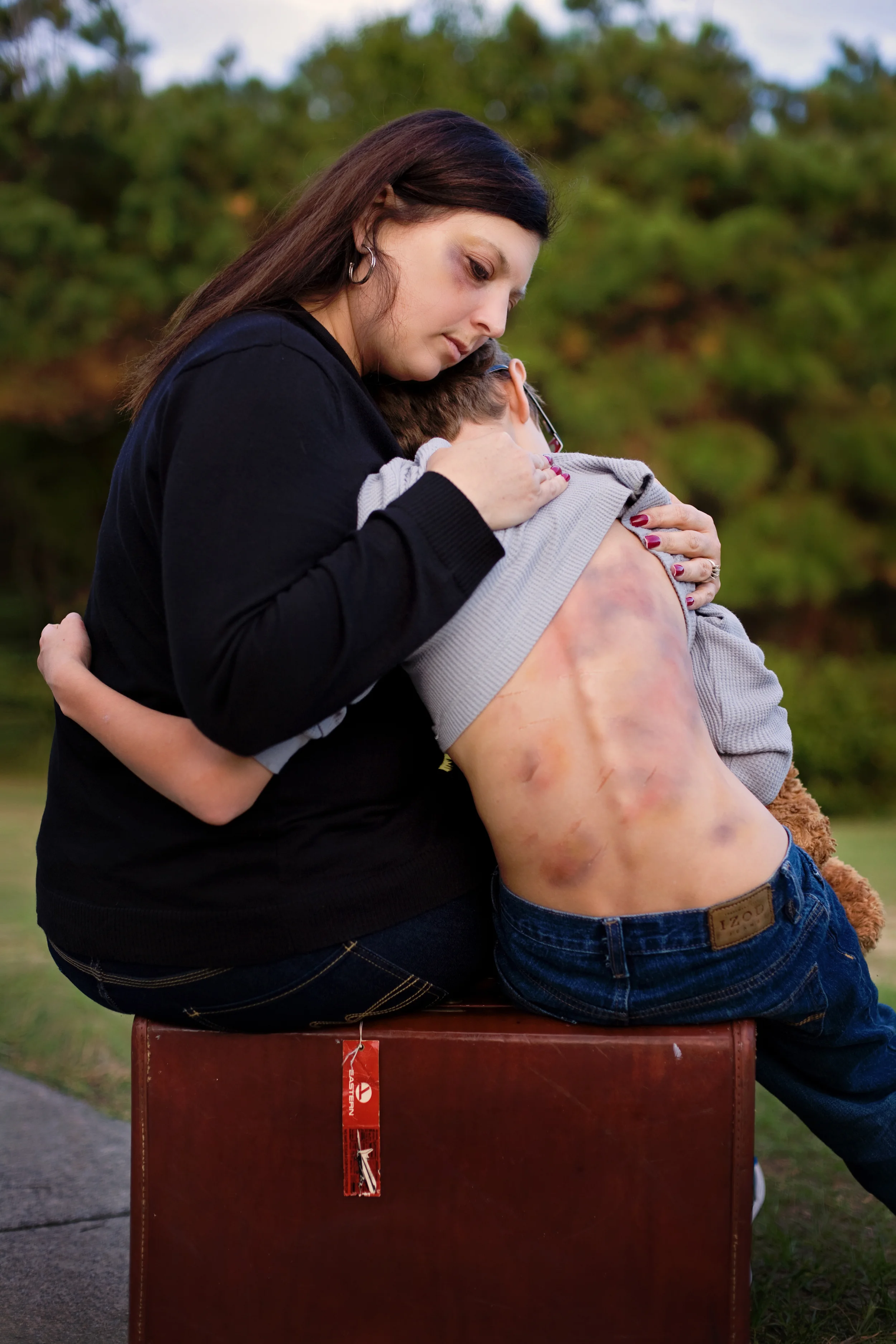 domestic violence awareness photography