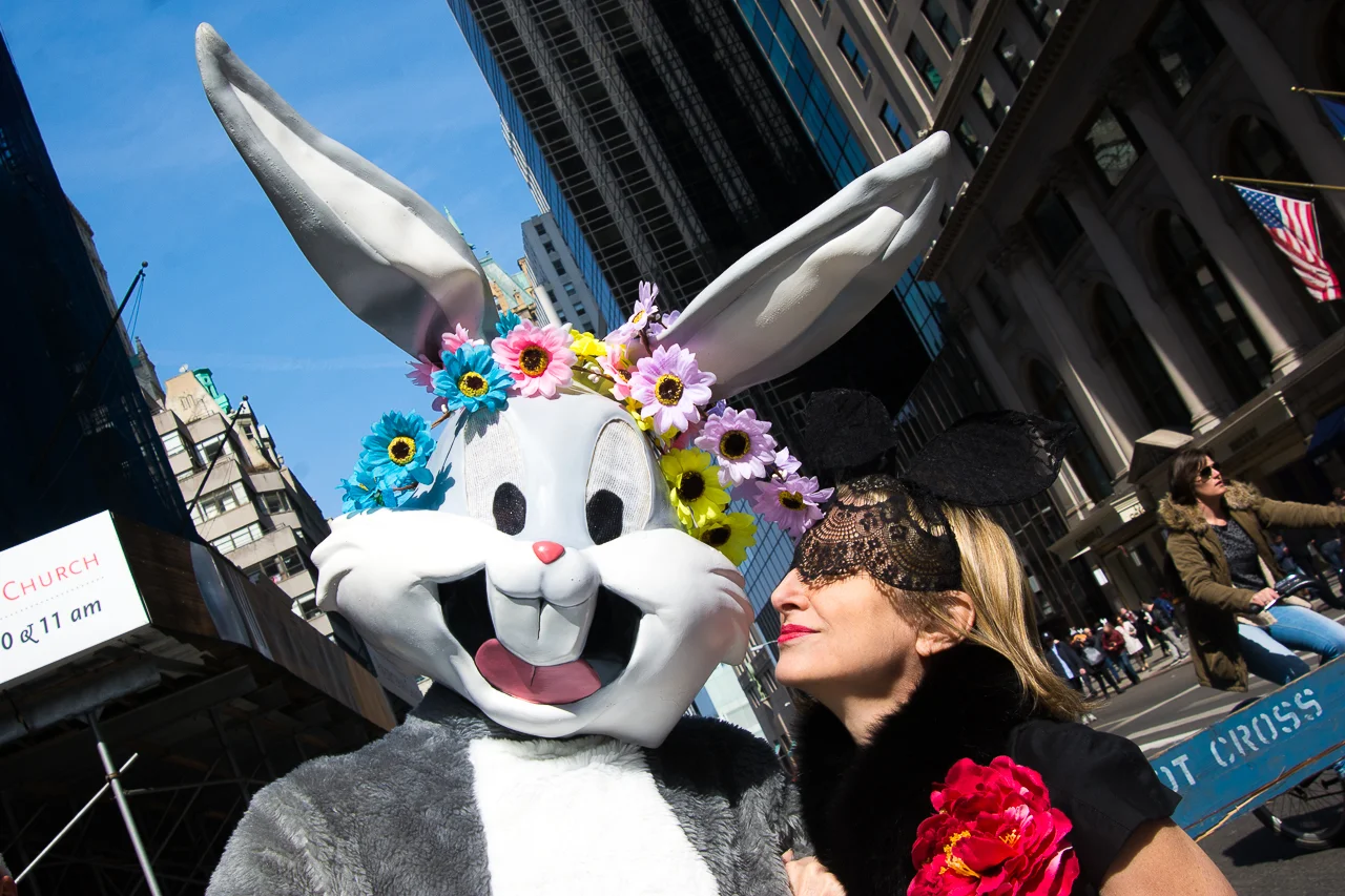 Bunny Character, Easter Parade, NYC, 2016