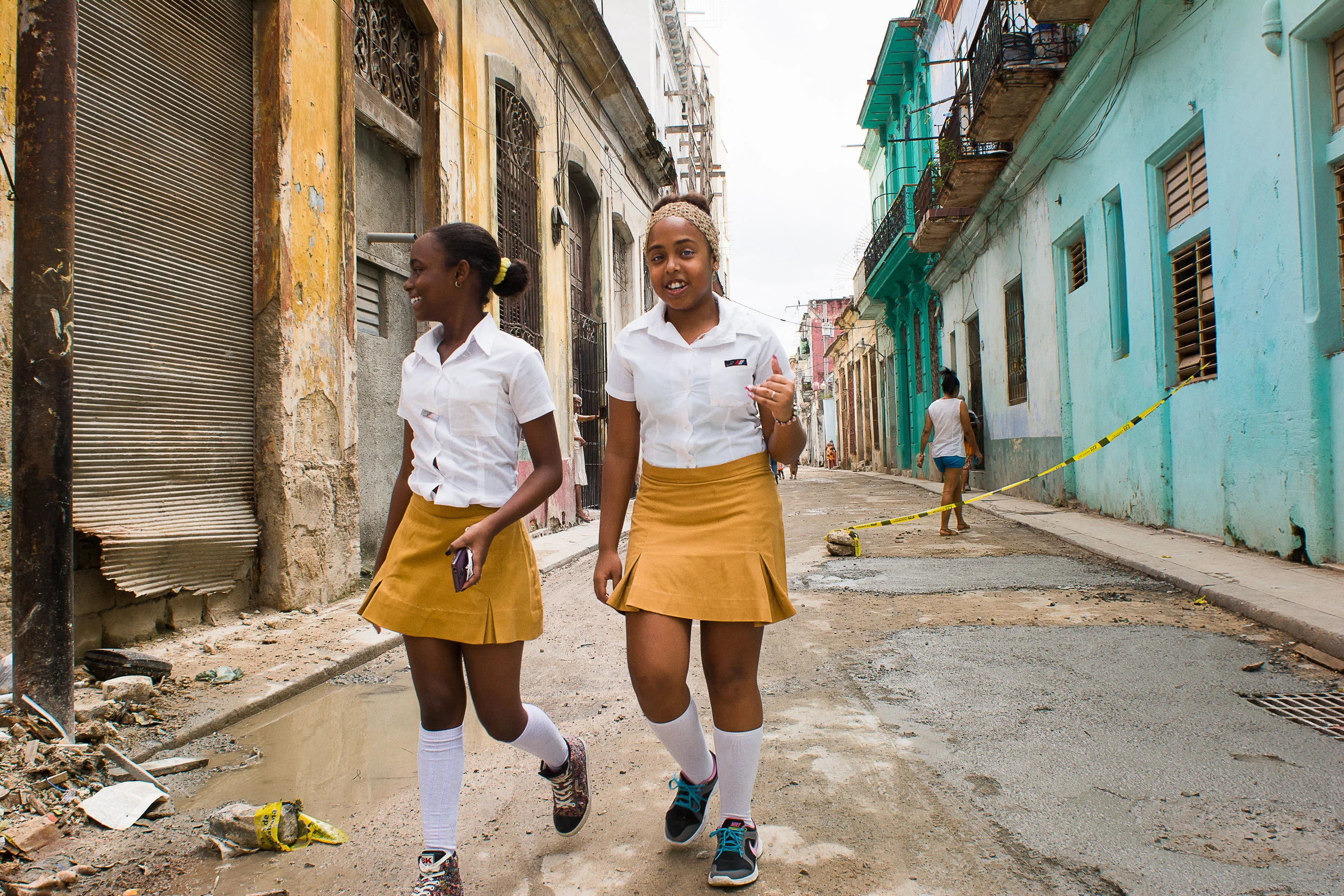 School Girls, Havana, Cuba, 2016