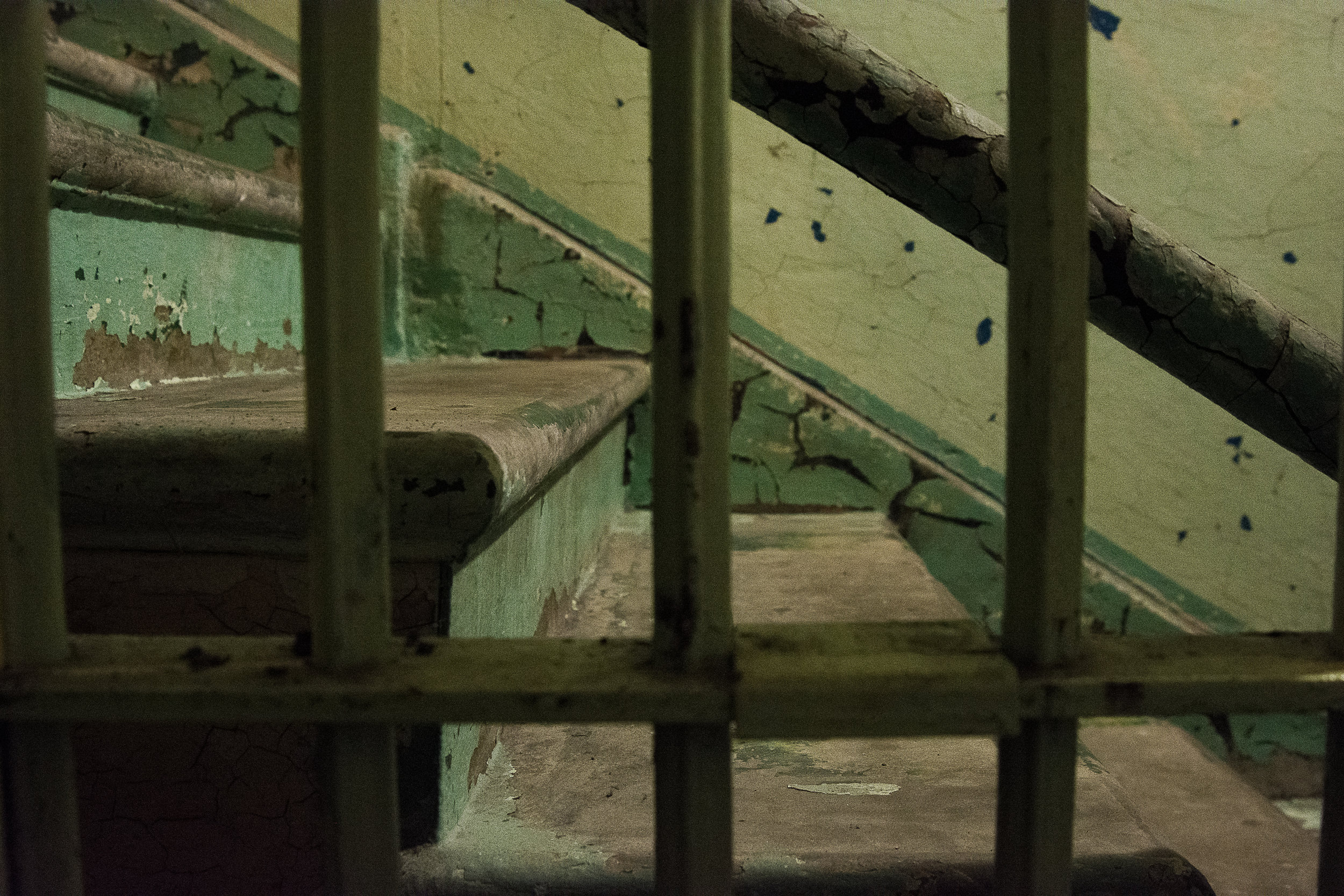 Staircase Behind Bars, Alcatraz, 2016