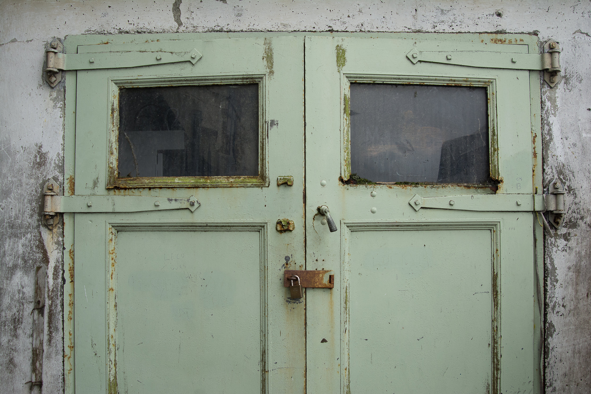 Painted Door, Alcatraz, 2016
