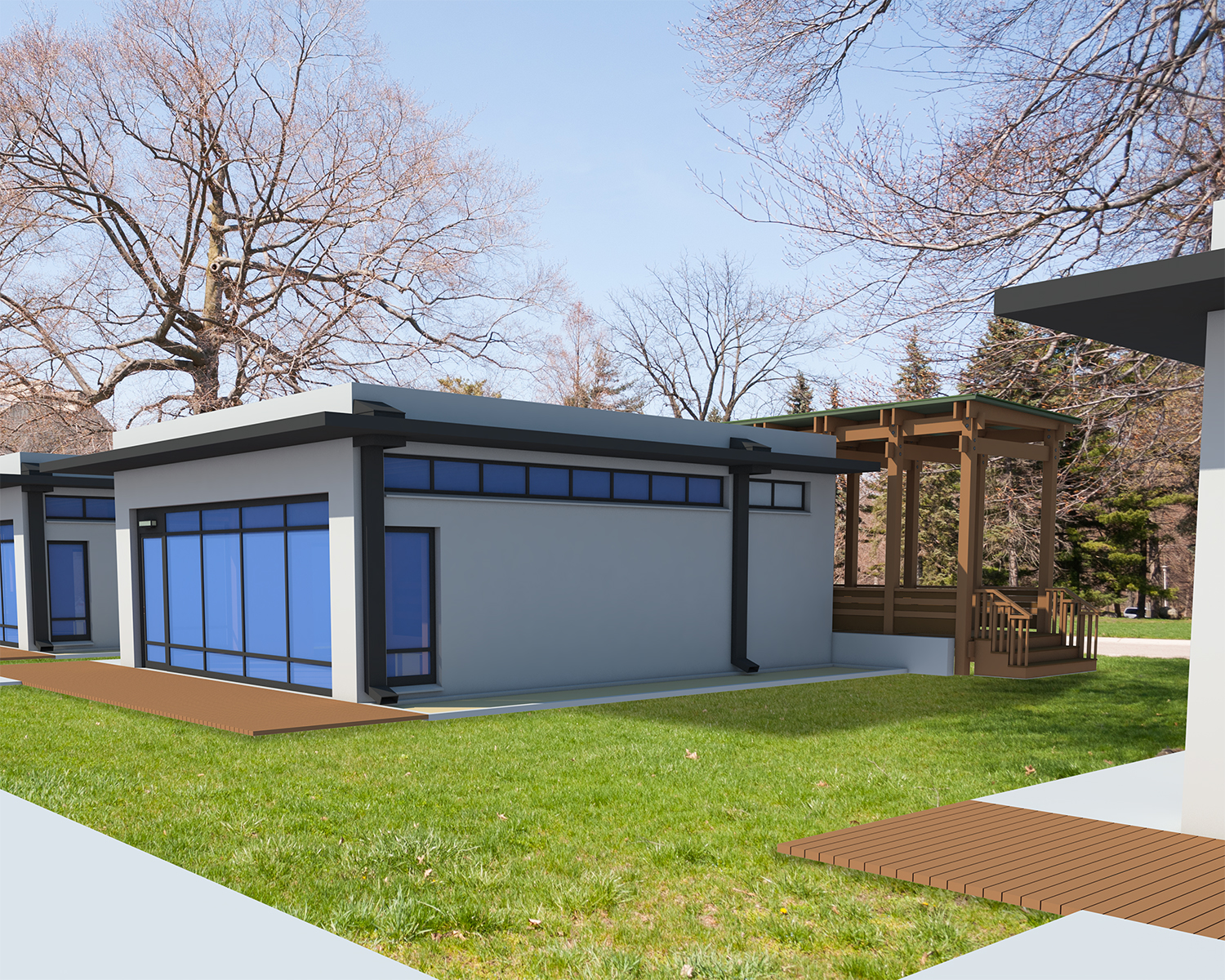 MODULAR HOUSING - Exterior Render